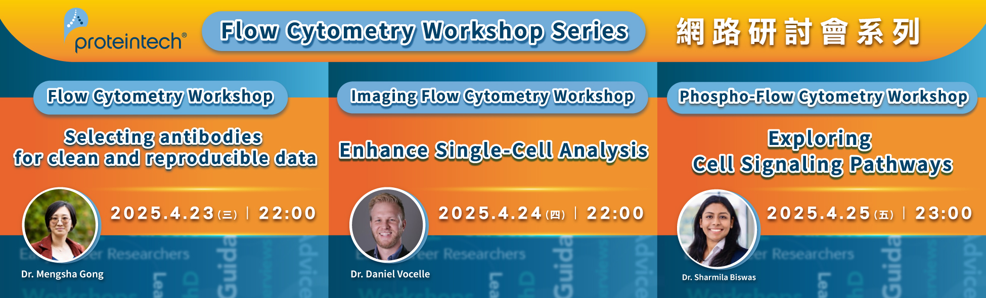 【Proteintech 網路研討會】Flow Cytometry Workshop Series 研討會系列